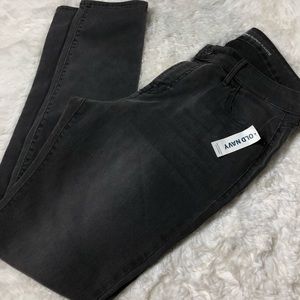 black denim jeans